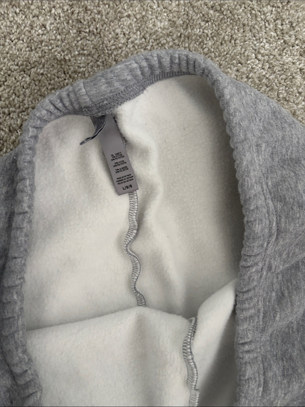 SKIMS Gray Hoodie & Jogger Set - Cozy Loungewear - Picture 4 of 5